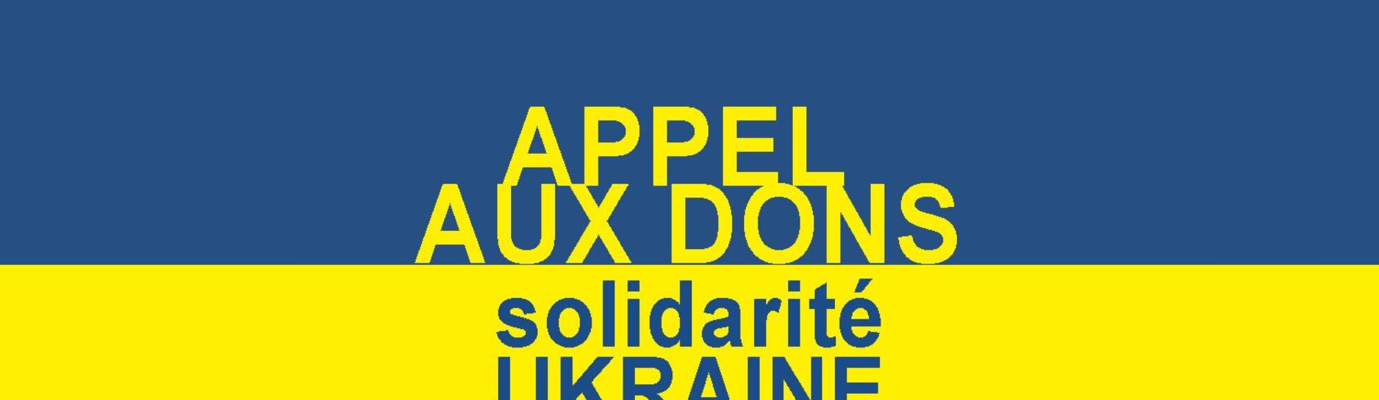2022 Wimille appel aux dons pour l Ukraine